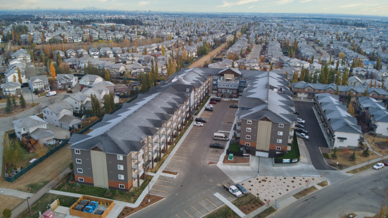 Aerial view of Harmony at Rutherford