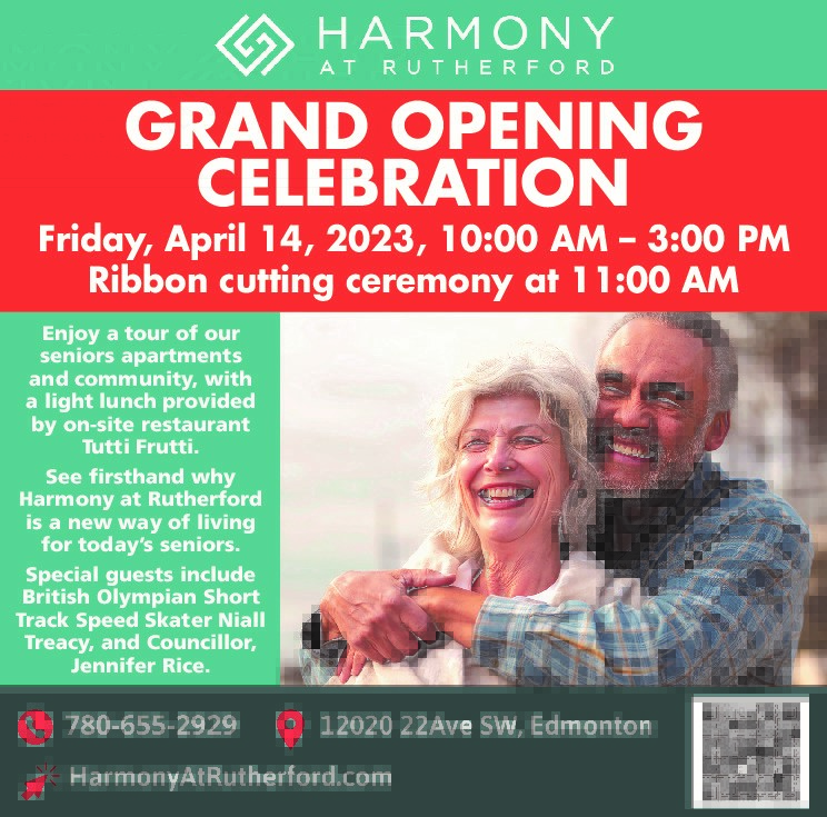 Harmony at Rutherford Grand Opening Celebration on April 14 from 10am - 3pm